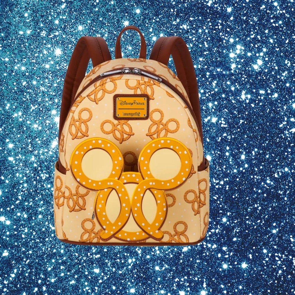 Loungefly Disney‎ Parks Mickey Mouse Pretzel Mini Backpack